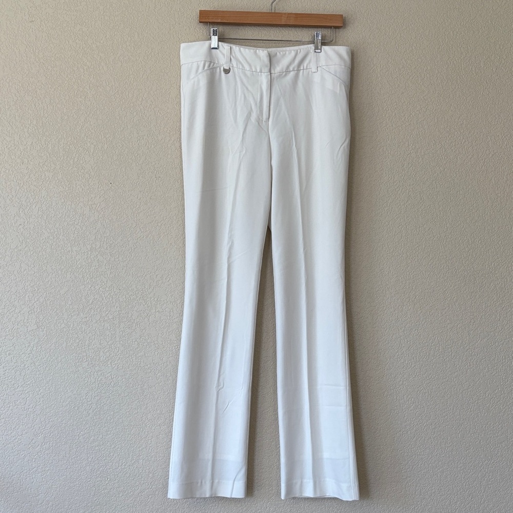 New York & Company Elegant White Trousers